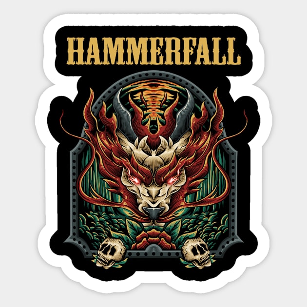 HAMMERFALL BAND Sticker by Bronze Archer